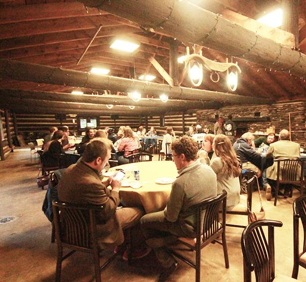 The Humanities Division hosted a barbecue at Oct 13. in the Log Cabin.