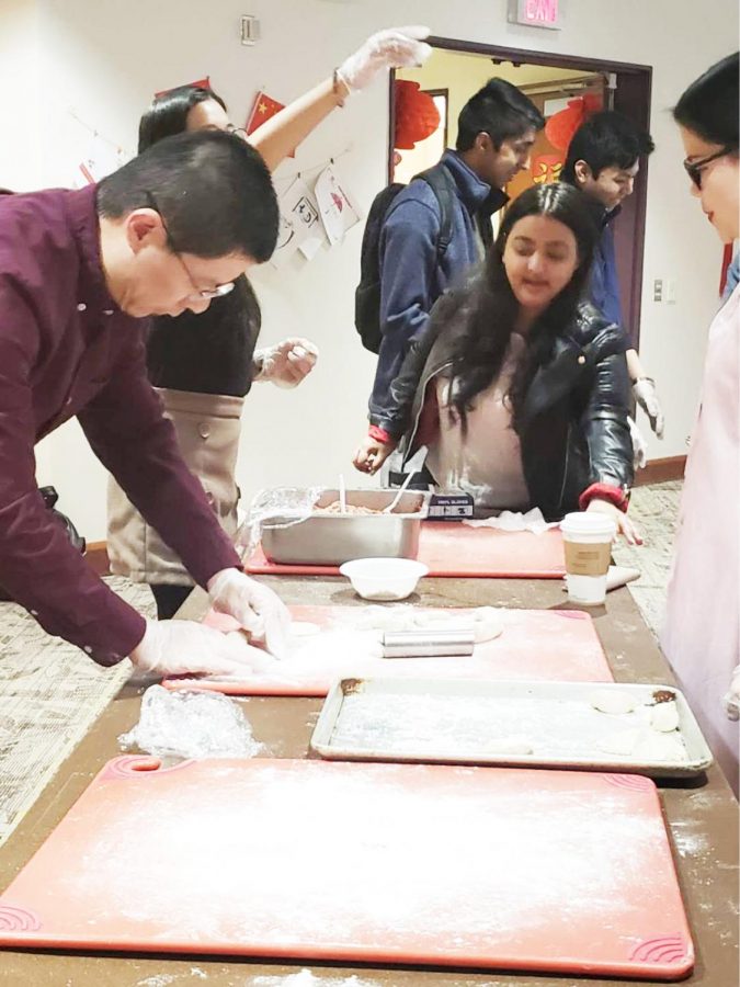 Students+make+dumplings+under+instruction+at+a+Feb.+4+Chinese+New+Year+celebration+at+Pitt-Bradford.%0A+%7C+Photo+courtesy+of+Wang+Yaxuan.